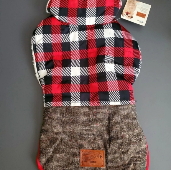 Dog Fleece-Lined Overcoat. M/L - Picture 1 of 4